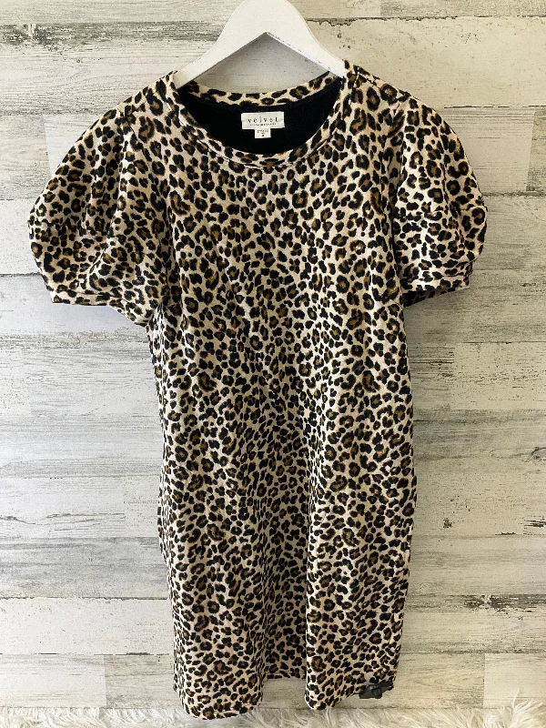 sophisticated dressDress Casual Short By Velvet By Graham & Spencer In Animal Print, Size: S