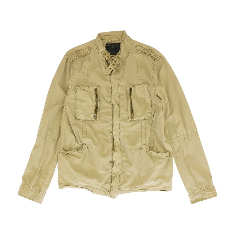 soft shell coatGreen Solid Jacket