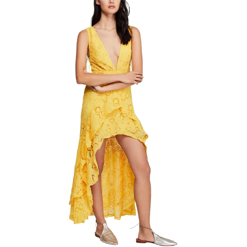 floral dressFree People Womens Catalina High-Low Dress