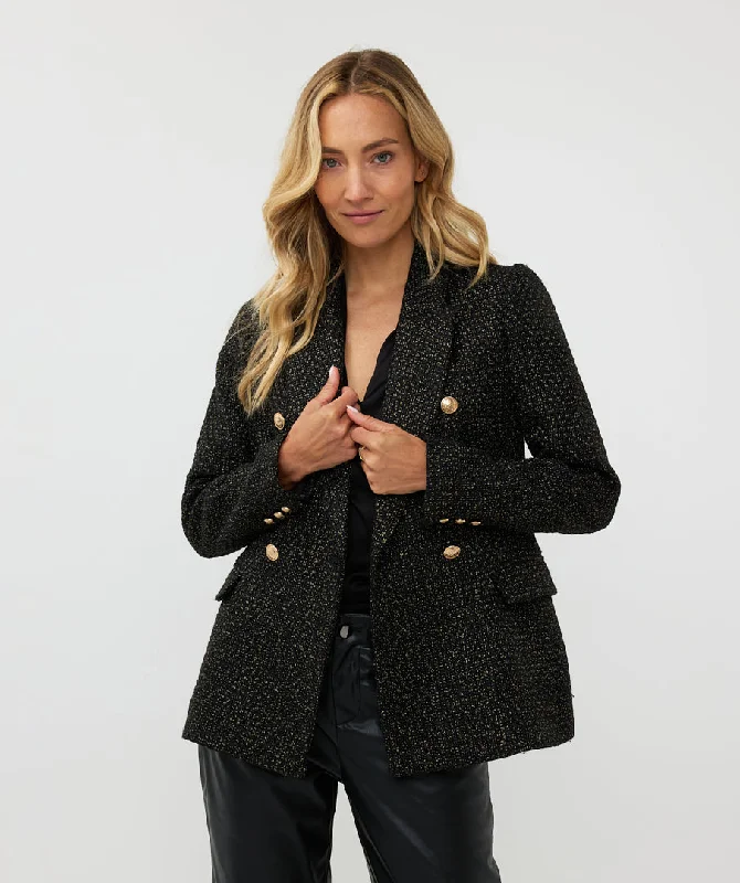 relaxed winter jacketBoucle Blazer