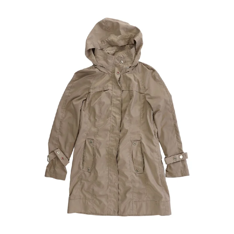 fitted coatKhaki Solid Lightweight Jacket