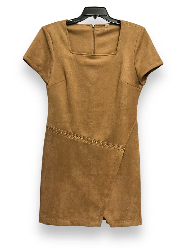 vintage-inspired dressDress Casual Short By Calvin Klein In Brown, Size: L