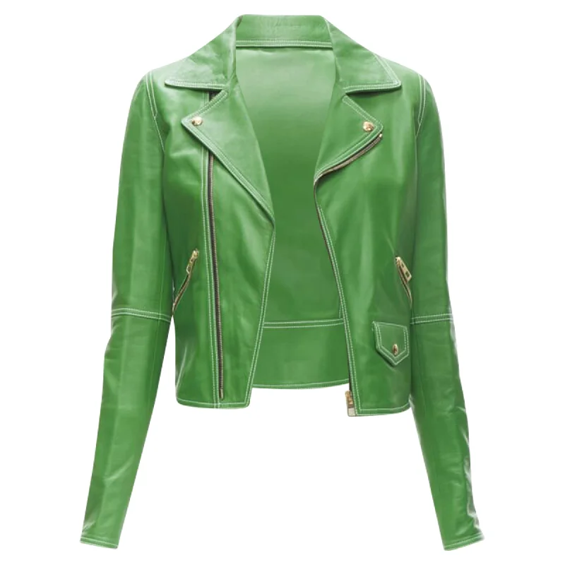 Loewe Kelly leather moto biker jacket