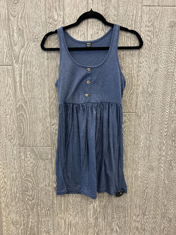 vintage-inspired dressDress Casual Midi By Shein In Blue, Size: S