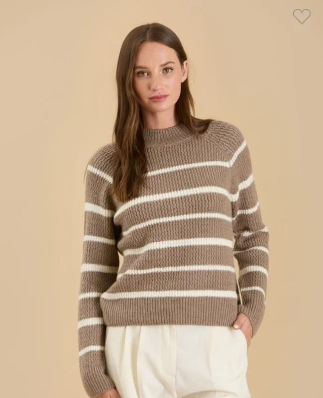 contemporary coat"My Favorite" Sweater in Taupe