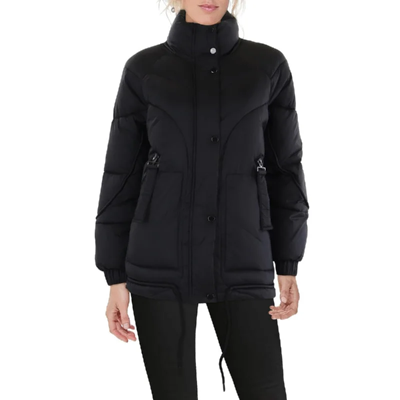 trendy casual outerwearAndrew Marc Womens Coated Warm Puffer Jacket