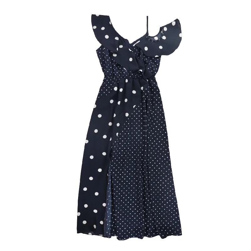 sleek dressBar Iii Womens Dot Maxi Dress