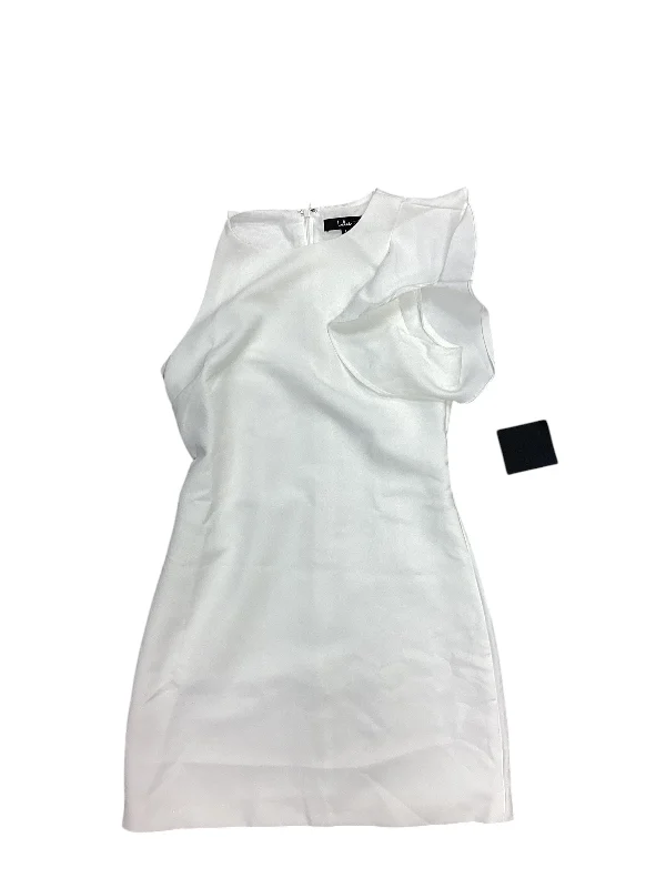 sleek midi dressDress Party Short By Lulus In White, Size: S