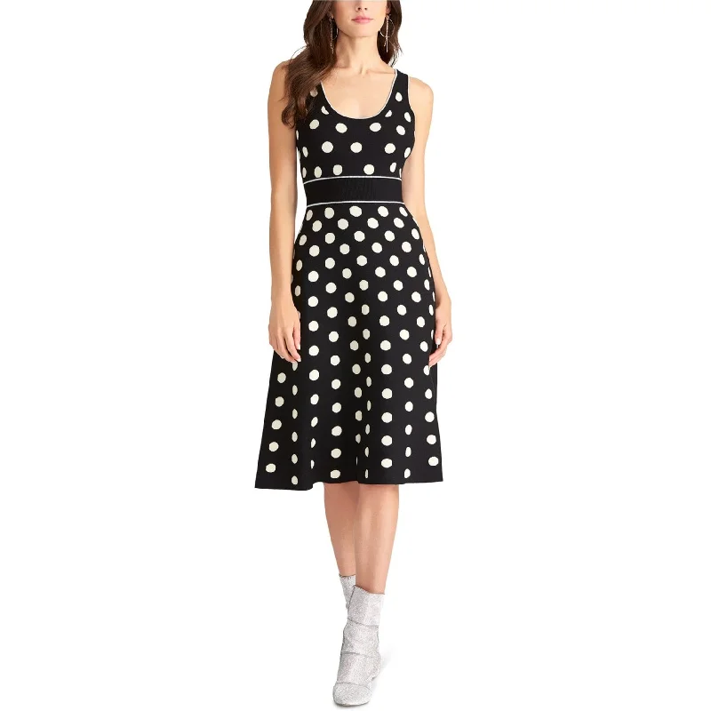 casual evening dressRachel Roy Womens Polka Dot A-line Dress, Black, X-Small