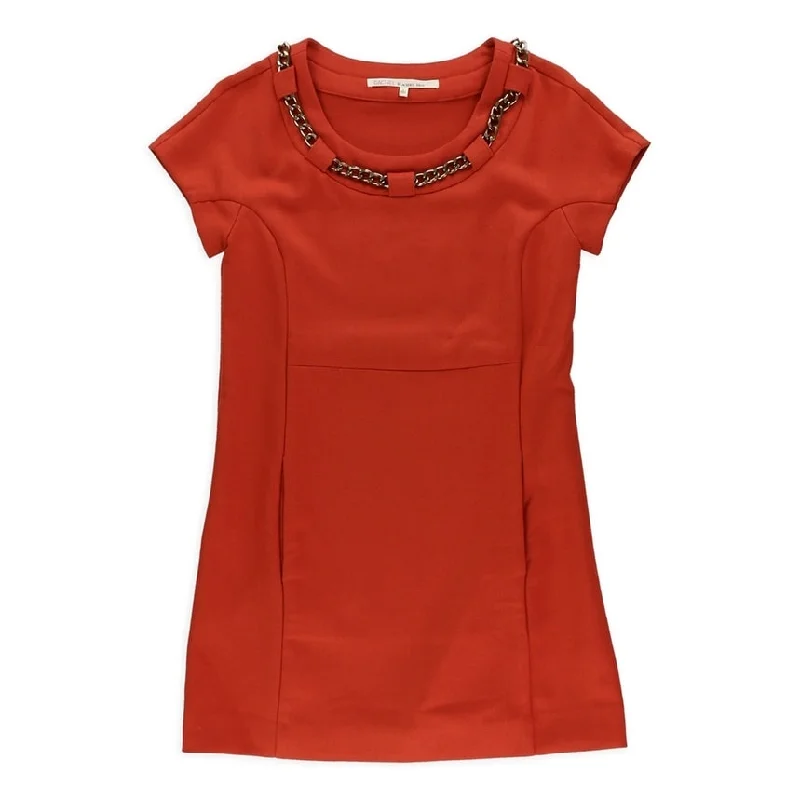 chic dressRachel Roy Womens Emma Shift Dress, Orange, Large