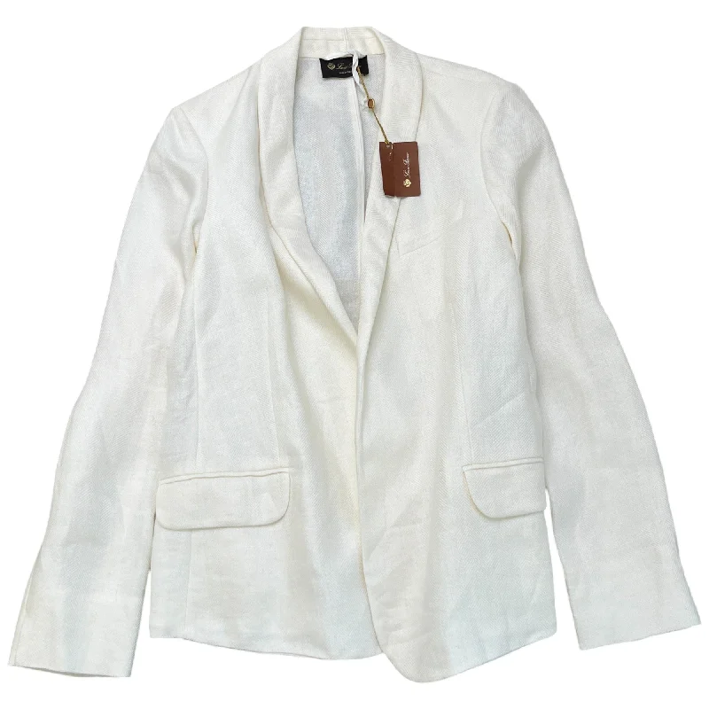 tailored coatWomen's Giacca Blazer Jacket Cream Size 44 / UK 12