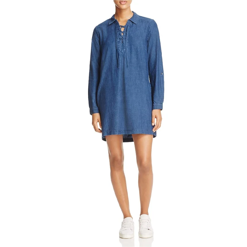 relaxed fit dressSoft Joie Womens Katiana Shirt Dress, Blue, XX-Small