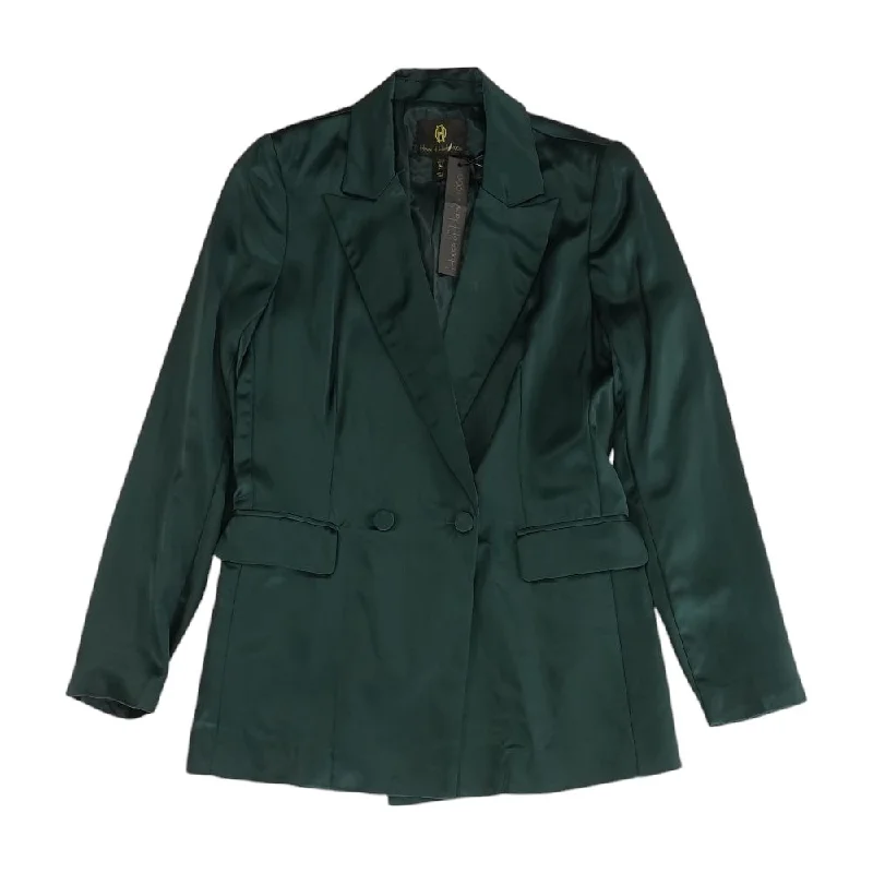 warm jacketGreen Solid Blazer