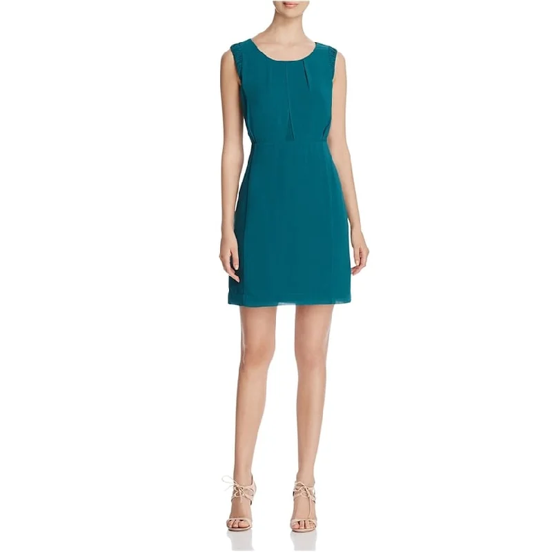 ruffle dressFinity Womens Pleated Sheath Dress