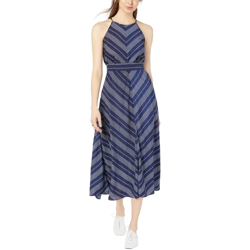 casual knit dressmaison Jules Womens Chevron Maxi Dress, Blue, 12