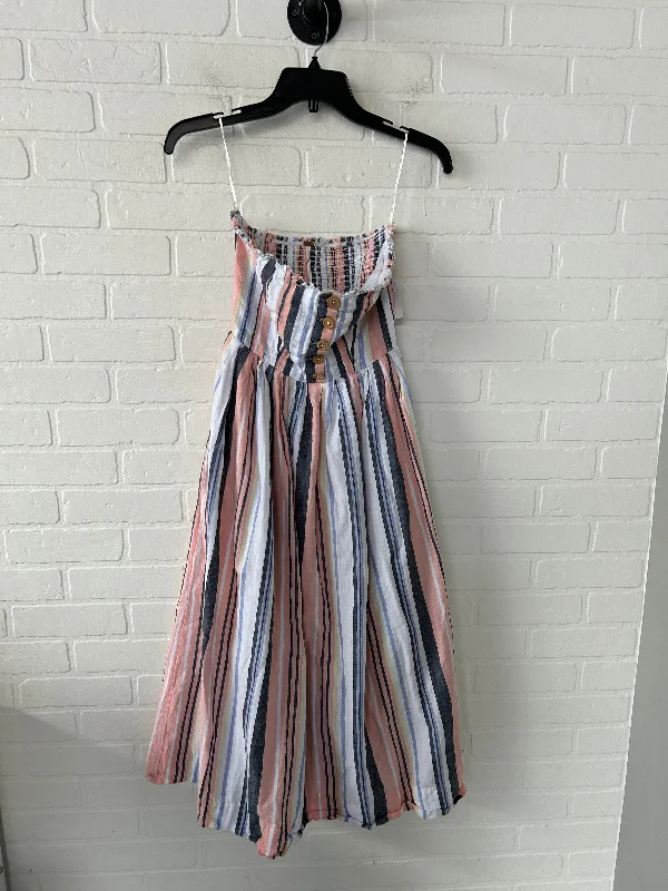 playful dressDress Casual Maxi By Free People In Grey & Pink, Size: Xs