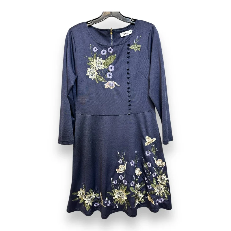 vintage-inspired dressDress Casual Short By Clothes Mentor In Floral, Size: L