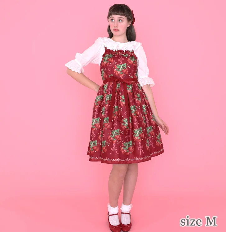 shift dressStrawberry Ribbon Tree Jumperskirt Dress