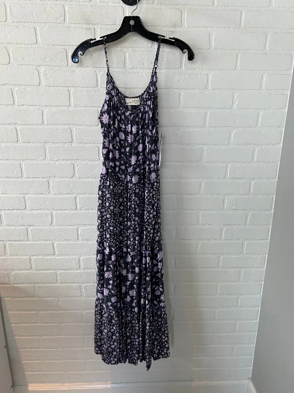 lace-up dressDress Casual Midi By Universal Thread In Grey & Purple, Size: Xl