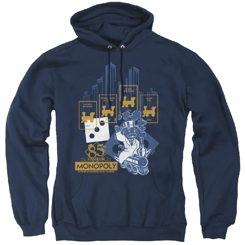 warm pullover hoodieMonopoly The True Railroad Tycoon - Pullover Hoodie