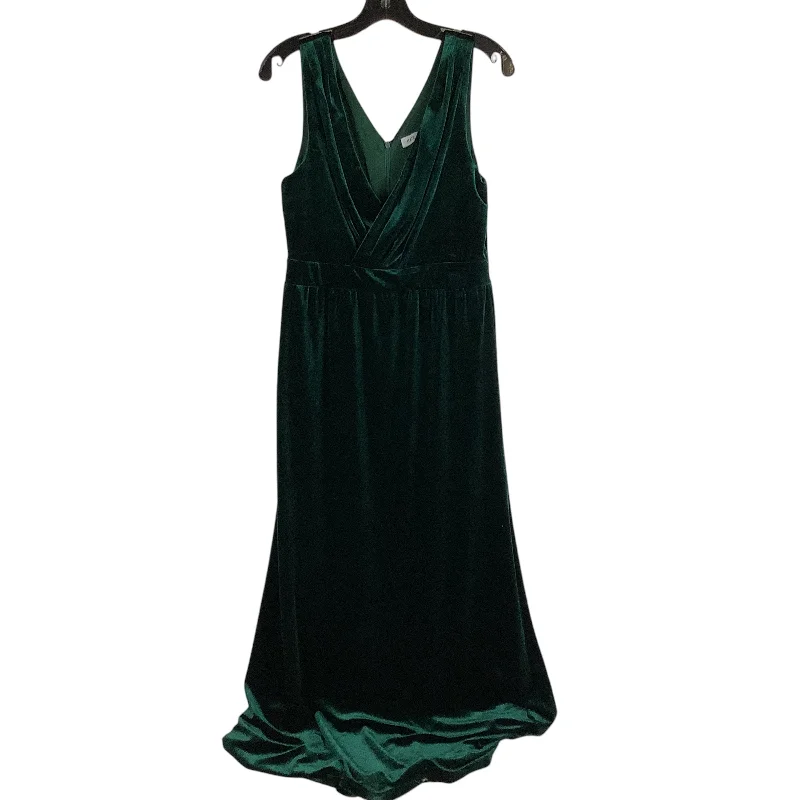 textured dressDress Party Long By Clothes Mentor In Green, Size: 6