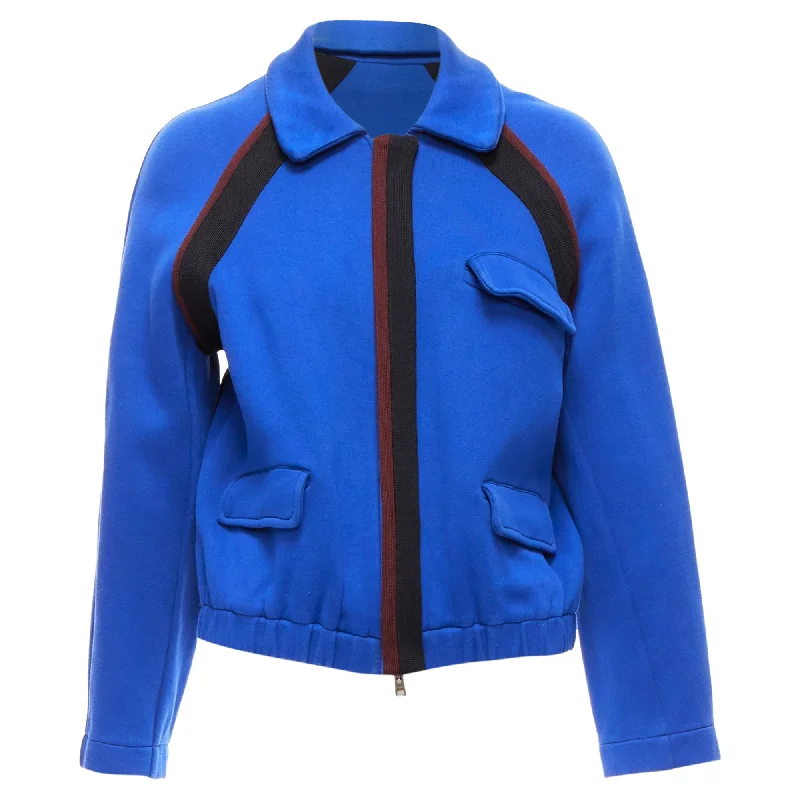 Marni electric track suraglan bomber jacket