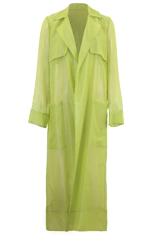 classic bomber jacketSheer Viscose Duster