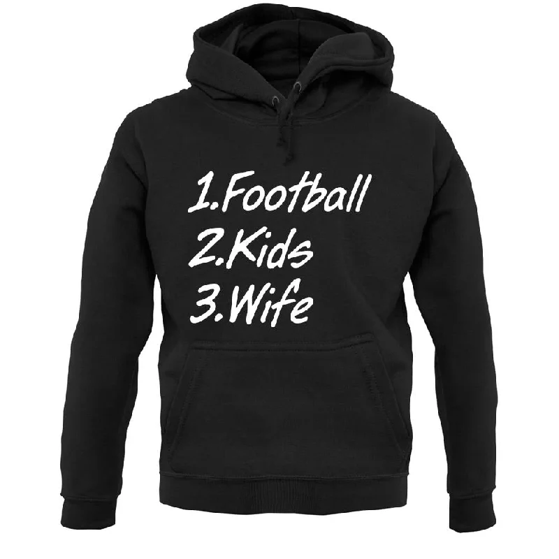 performance hoodie for gymFootball Kids Wife Unisex Hoodie