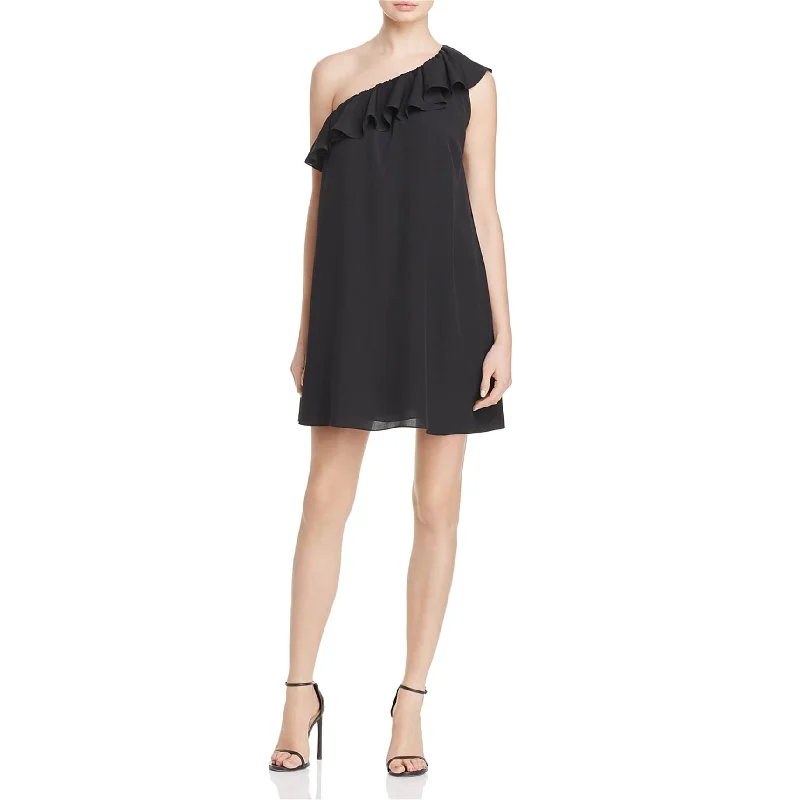 structured dressFrench Connection Womens Summer Crepe A-line Dress, Black, X-Small