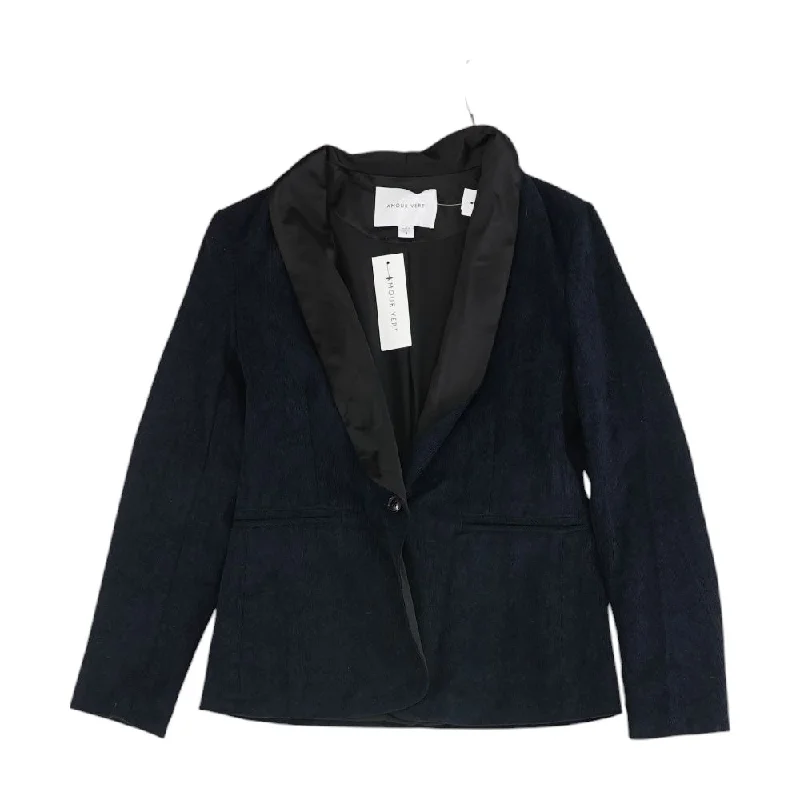 oversized trench coatNavy Solid Blazer