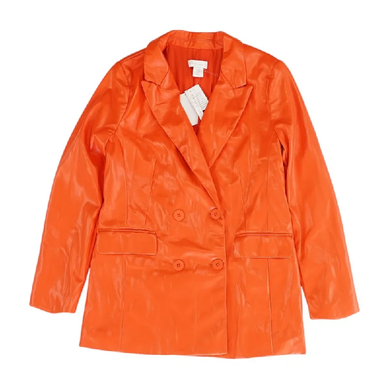 graphic coatOrange Solid Coat