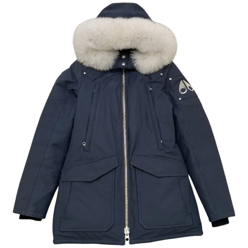 stylish coatWomen's 3Q Down Jacket Navy Size S