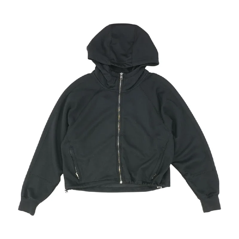 casual coatBlack Solid Lightweight Jacket