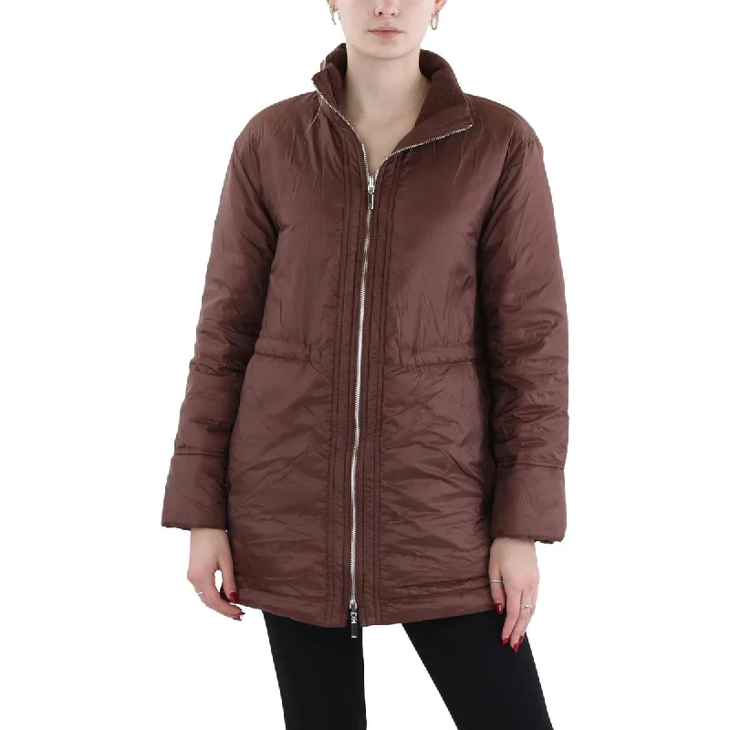 fashion-forward coatLa Fayette 148 Womens Insulated Cashmere Collar Down Coat