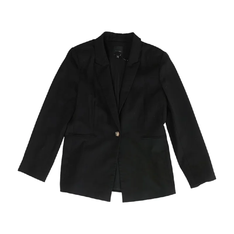 winter coatBlack Solid Blazer