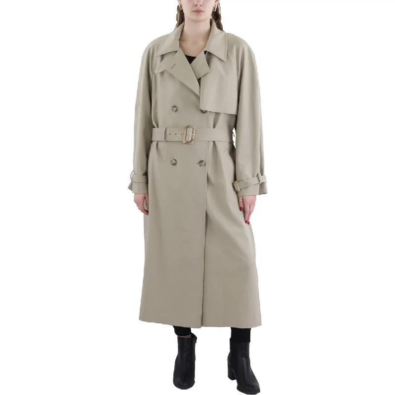 zip-up jacketReiss Womens Collar Button Down Trench Coat