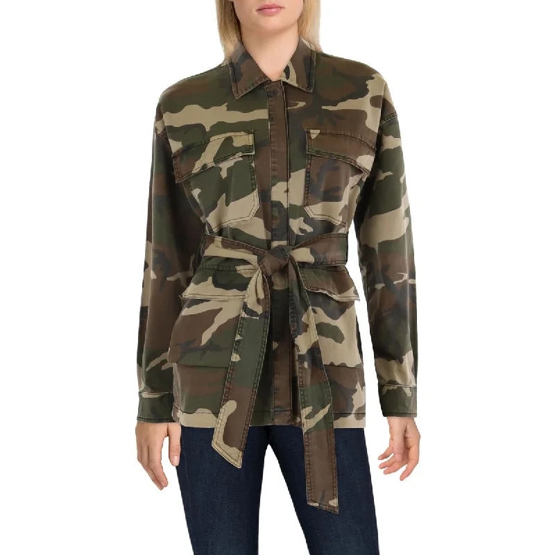 contemporary trench coatGood American Womens Camo Uniform Utility Jacket