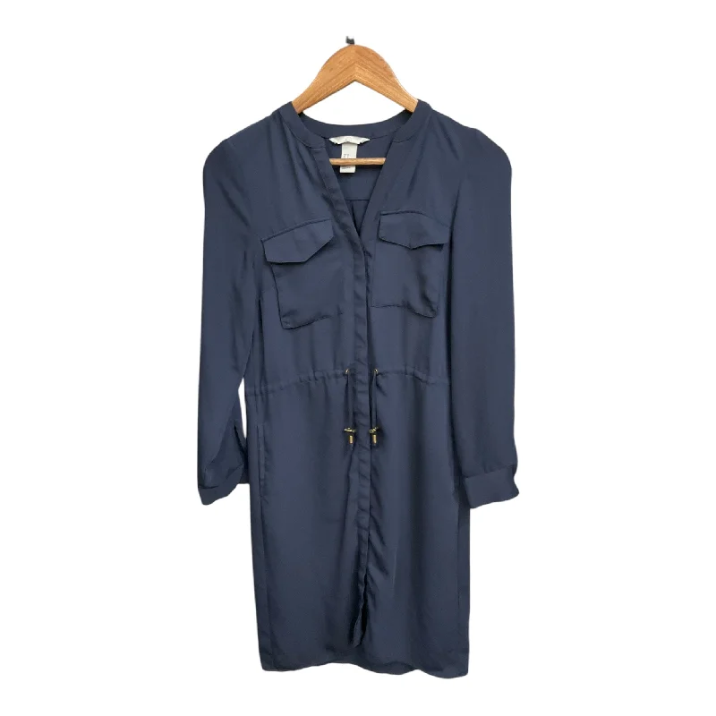 shift dressDress Casual Short By H&m In Navy, Size: 2