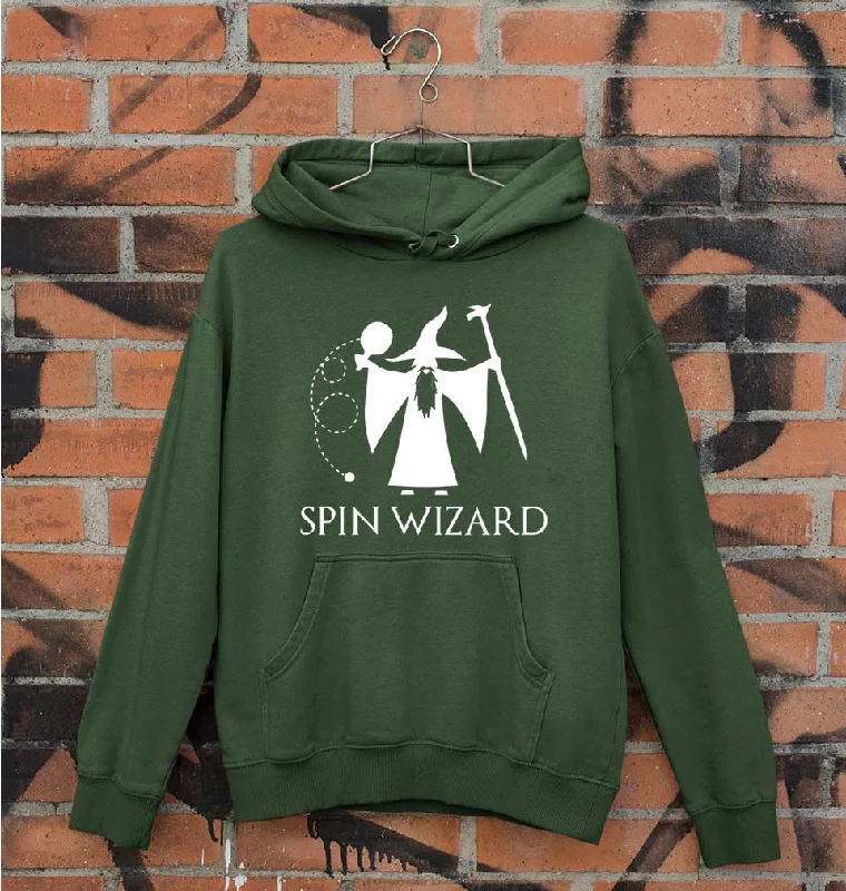 zippered hoodieTable Tennis (TT) Wizard Unisex Hoodie for Men/Women