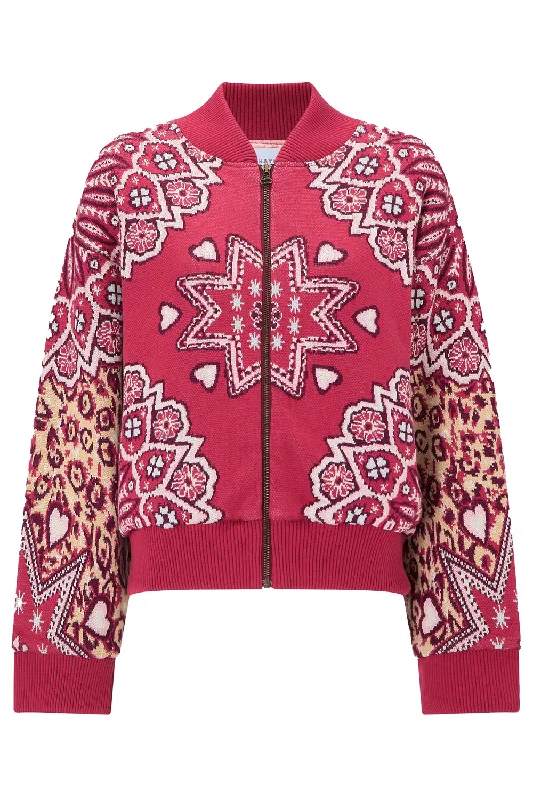 warm outerwearDALTON BOMBER JACKET - RED