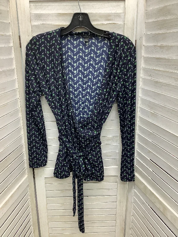 denim dressTOP LS By Ann Taylor In Multi-colored, Size: S