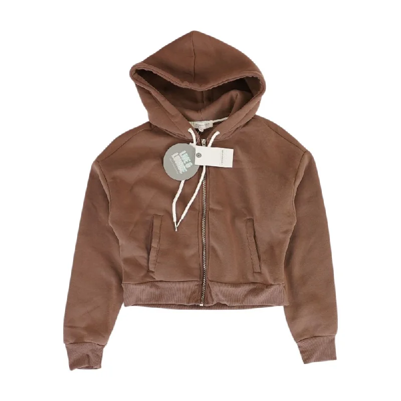 minimalist jacketBrown Solid Lightweight Jacket