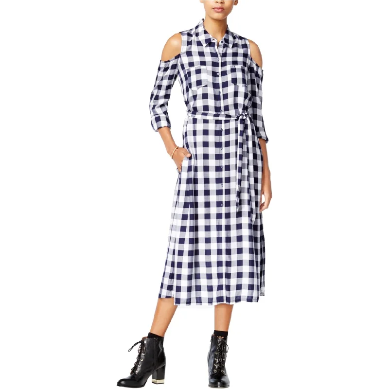 fitted dressMaison Jules Womens Check Shirt Dress