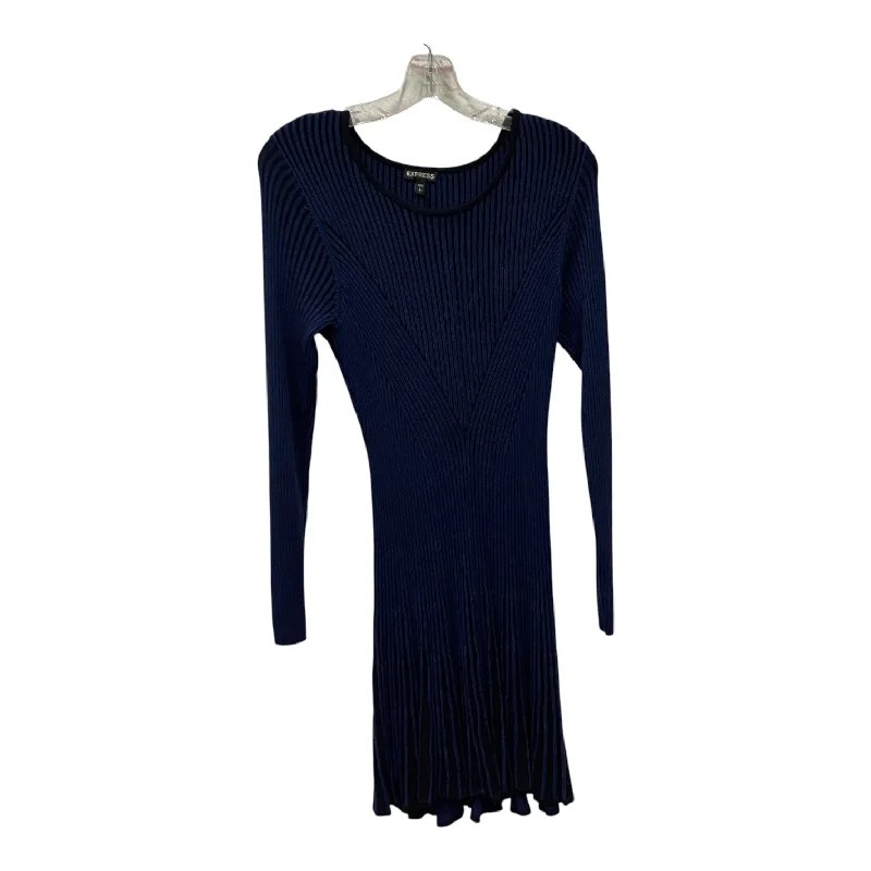 cocktail dressDress Casual Short By Express In Navy, Size:L