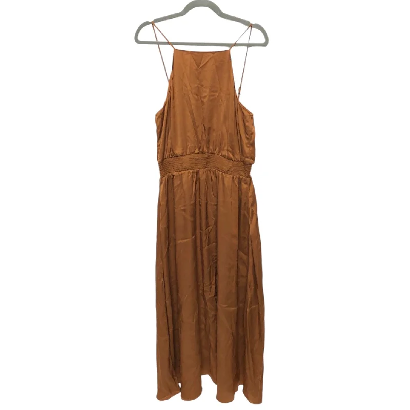 comfy maxi dressDress Casual Midi By Ann Taylor In Brown, Size: M