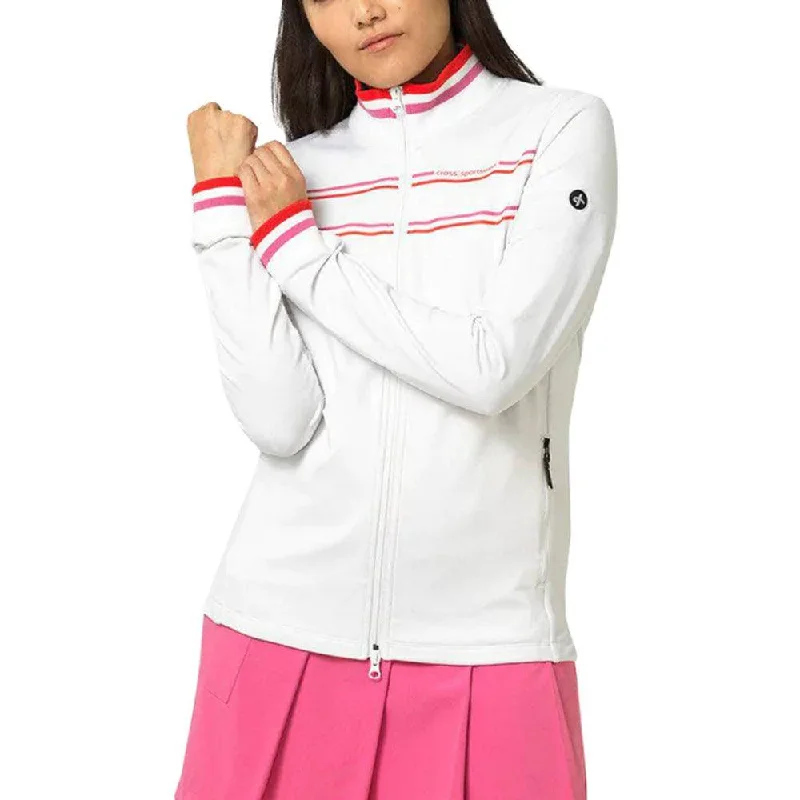 stylish blazer coatCross Sportswear Womens Stinger Full Zip - WHITE