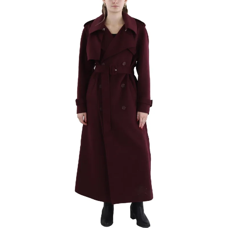 comfortable outerwearSIMKHAI Womens Collar Button Up Long Coat