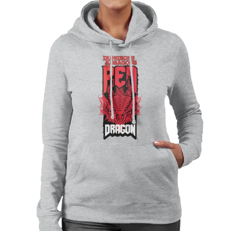 performance hooded sweatshirtDungeons & Dragons Head Of The Red Dragon Women's Hooded Sweatshirt