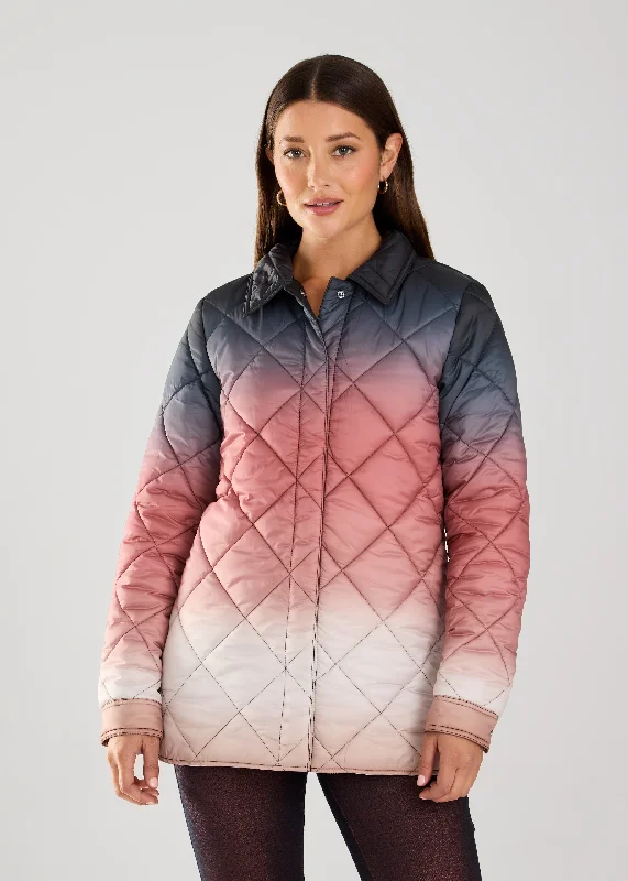 wool-blend coatQuilted Ombre Jacket