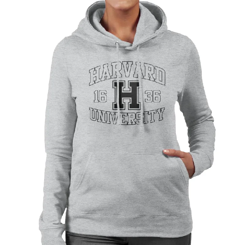 performance hooded sweatshirtHarvard University Sports Text Logo 1636 Women's Hooded Sweatshirt